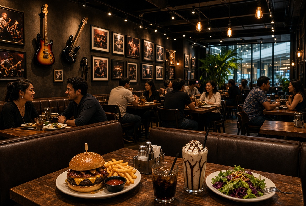 Hard Rock Cafe Pacific Place Review Menu Harga dan Suasana Tempat